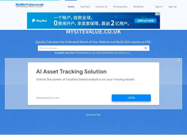 mysitevalue.co.uk