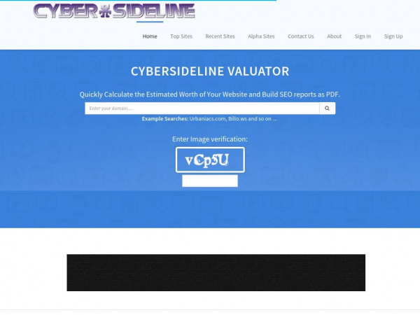 valuator.cybersideline.com