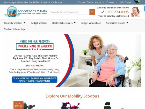 scootersnchairs.com